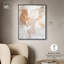 Toile à bordure dorée avec quartz doré II abstrait par Art Remedy-113291775-113291767