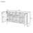 Modern TV Stand with Adjustable Shelf, Metal Legs, and Anti-tip Device for Living Room Entertainment Center-1286309249