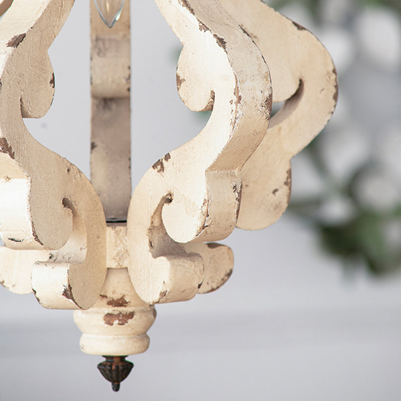 Franklintown French Country Wooden Chandelier
