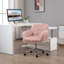 Chaise de bureau, fauteuil de coiffeuse pivotant à hauteur réglable et roulettes