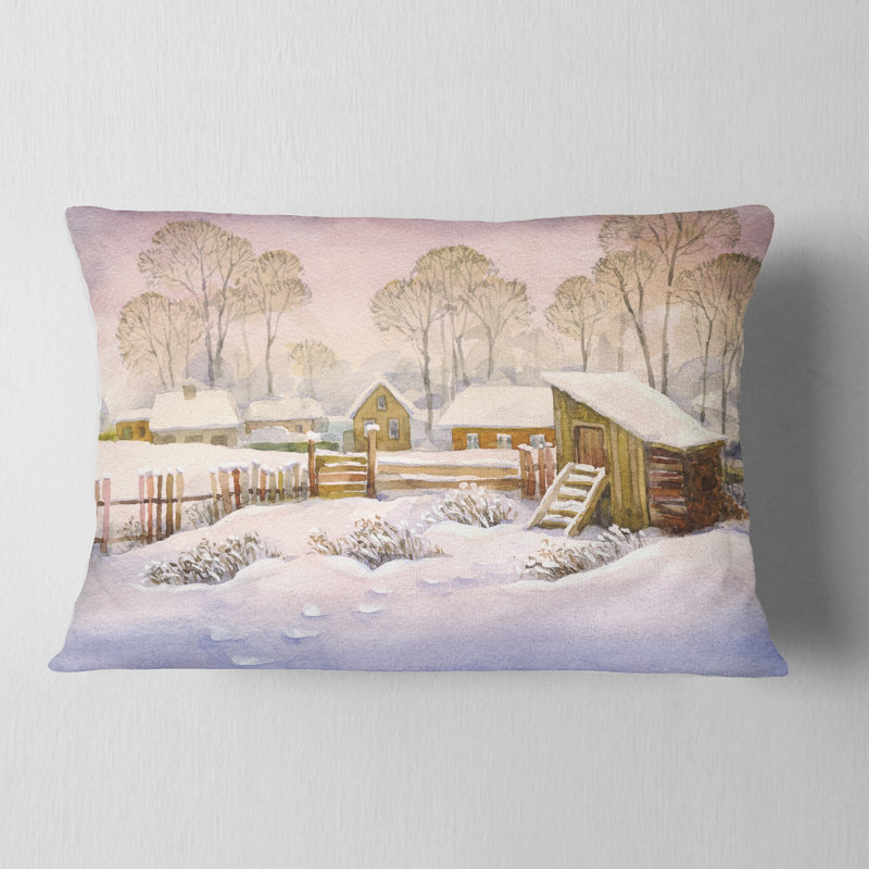 Coussin Old Winter Village