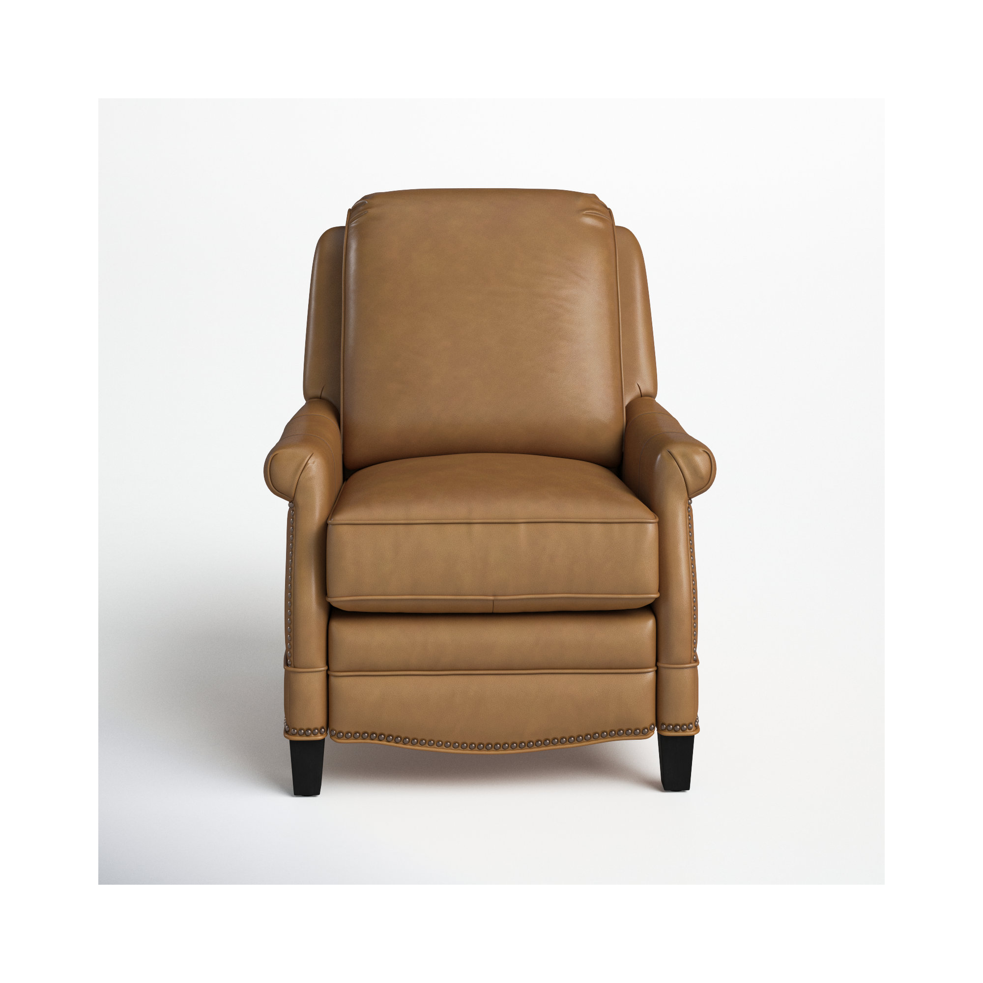 Dunlevy Recliner, Shoreham Ponytail Genuine Leather