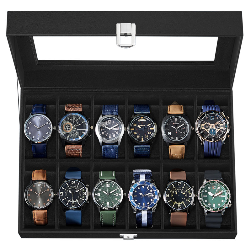 Medium Density Fibreboard Watch Box + Dividers