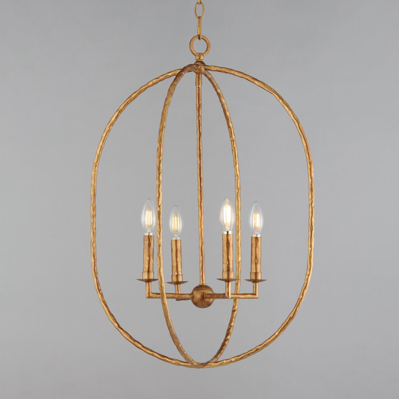Luminaire suspendu Martel, Or étrusque
