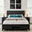 3 Piece Bedroom Set With Bed Frame And 2 Nightstand-1294580136