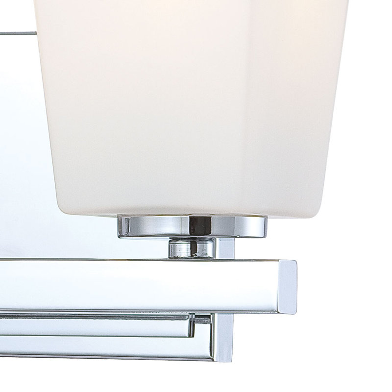 Éclairage pour meuble-lavabo 2 lumières Jandreau, Chrome