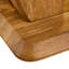 Table basse carrée avec texture en bois - 23,6 po x 23,6 po x 21,3 po, construction, ornements dorés, surface lisse pour un entretien facile, bords sécuritaires, fonctionnalité polyvalente, 3 choix de couleurs de bois