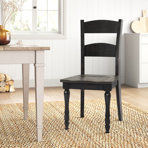 Hebden 18'' H Pine Solid Wood Side Chair