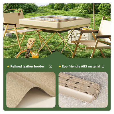 Table de camping entièrement automatique pliable pour jouer au mahjong