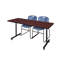 Table de formation en T Nick Nick, 2 chaises empilables Zeng-32701925-32701927-32701932