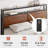 Antioch Bed Frame with LED Light and Charging Station, Metal Frame with Storage Headboard, Large Storage Space, No Spring Box Needed-87543191-109575521