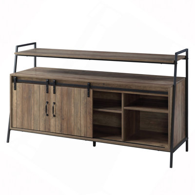 Rashawn Rustic Oak TV Stand