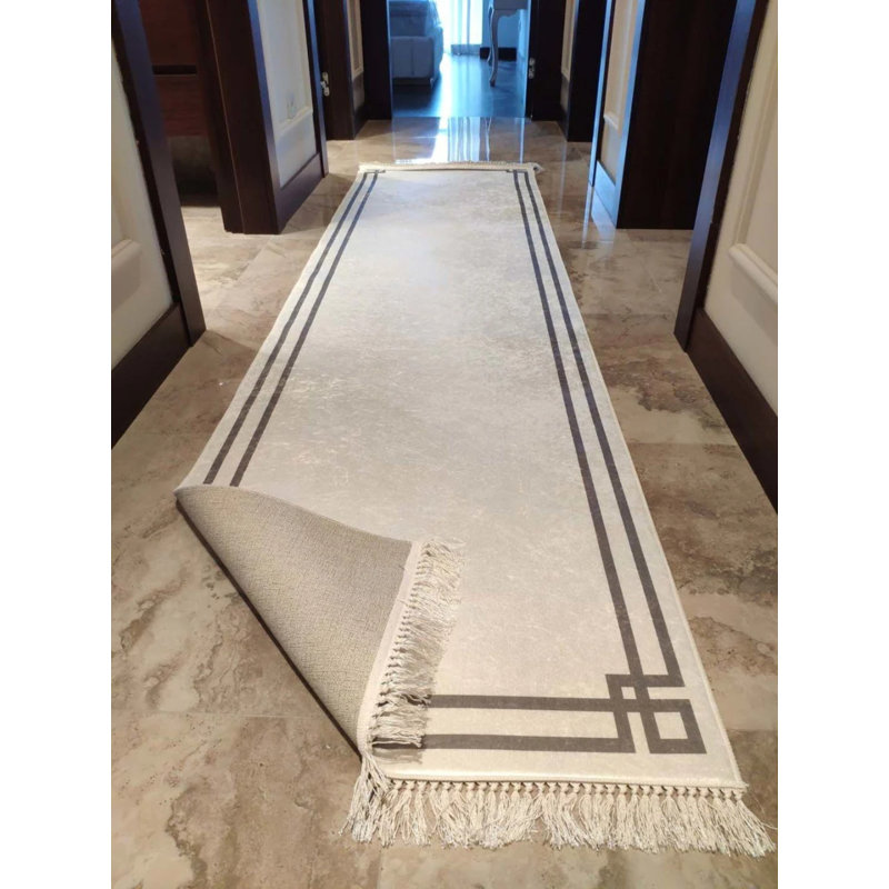 Tapis Masanao avec envers antidérapant, Tapis de couloir 3 pi 3 po x 13 pi 1 po