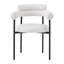 Chaise de salle à manger rembourrée avec pieds en métal (ensemble de 2)-1140546813-1140546815