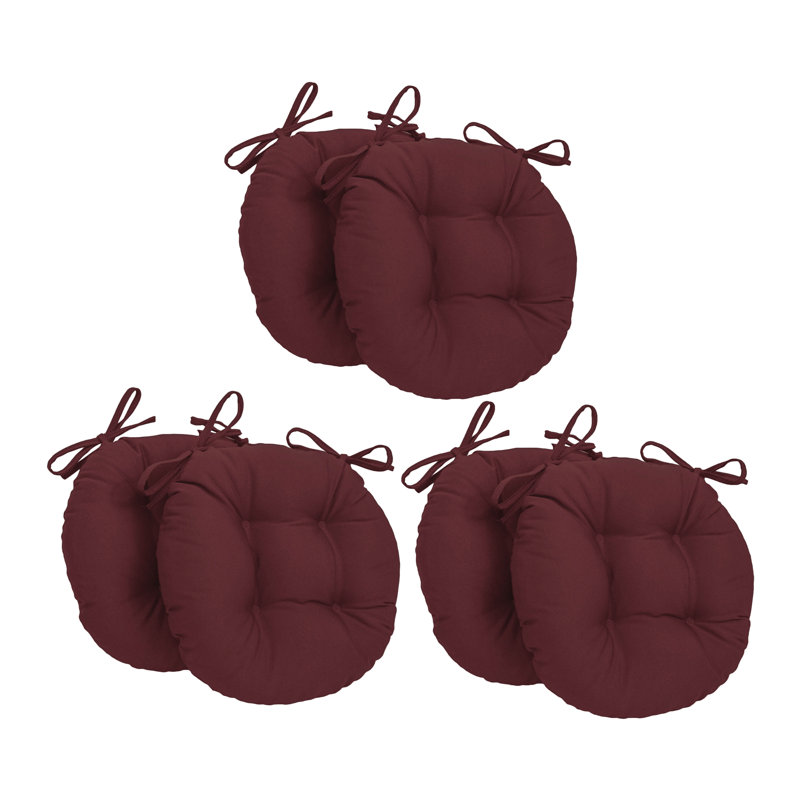 Outdoor 3.5'' Seat Cushion, Burgundy