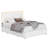 Athanasius Modern LED Platform Bed, PU Upholstered Bed with Storage Drawers, RGB Lighting & Music Sync, Adjustable Headboard, No Box Spring Needed, Easy Assembly-1348519638-1356800841