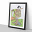 Woman with a Script by Katsukawa Shunsho - Picture Frame Painting Print-55612695-55612696