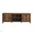 Rustic Farmhouse Double Barn Door 70" TV Stand For 80" Tvs With Center Shelves-58868698