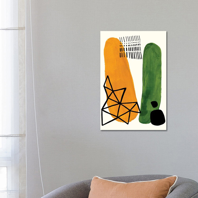 Olive Yellow Ochre Pickles by EnShape - Wrapped Canvas Print, 66.04 cm H x 45.72 cm W x 1.91 cm D
