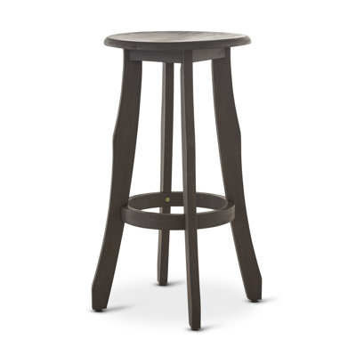 Tabouret de bar en bois d'acacia gris Pike