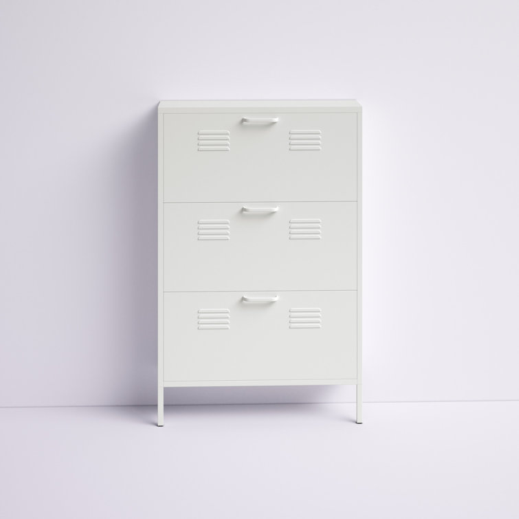 Gioia 4 - Shelf Storage Cabinet Hashtag Home Color: Soft White