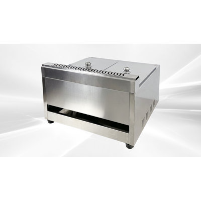Commercial Electric Deep Fryer 20 qt. 7 Gallon Countertop Stainless Steel Dual Deep Fryer, Silver