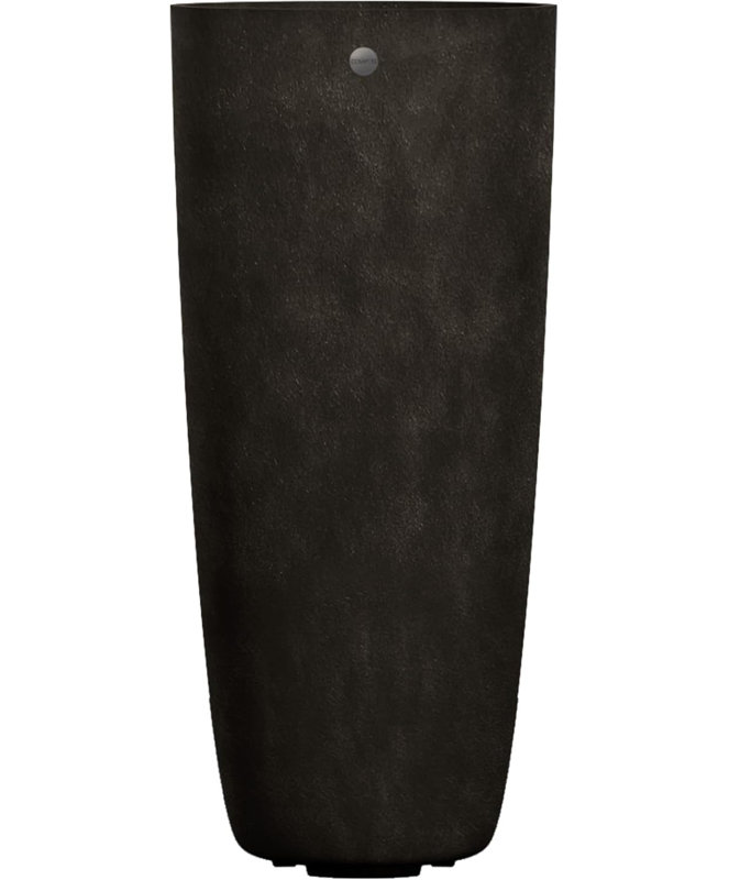 Lofto Tall Planter – (Bone) Finish – Fiberglass Indoor/Outdoor and Weather-Resistant Large Planter, Gray Stone