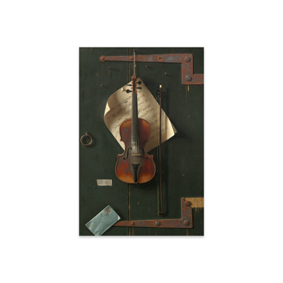 " The Old Violin " by William Michael Harnett