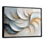 «Grey White Waves of Introspection I», art mural abstrait-160429185-160429186-120166559
