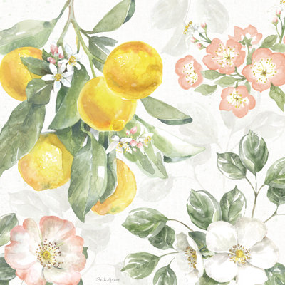 Citrus Charm VI by Beth Grove - Wrapped Canvas Painting