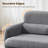  Morden Minimalist Upholstered Chenille Loveseat Sofa, Decorative Sofa for Living Room-736758944