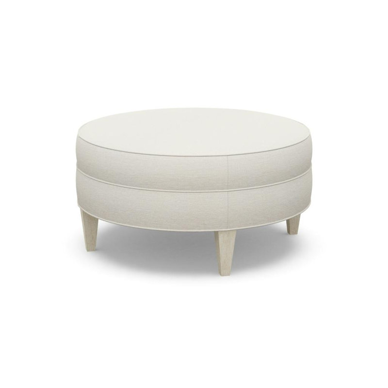 Ottoman Shop Round Ottoman, Sandstone, 9637-77