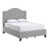 Tissu de type chenille en tweed blanc et noir