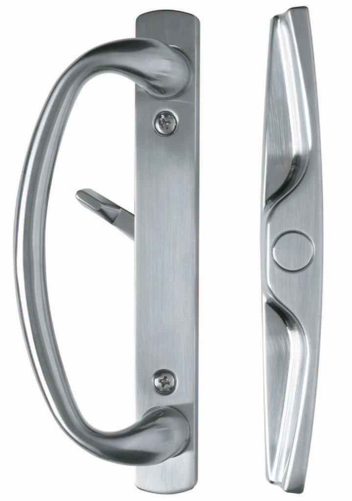 Euro-Charlotte Privacy Sliding Door Handle (Mortise Lock Not Included) Rockwell Security 