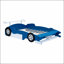 Lit plateforme en forme de voiture de course avec roues, construction robuste et conception réaliste pour les chambres d'enfants-759324952