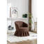 Fauteuil club pivotant rembourré Badri-481095184