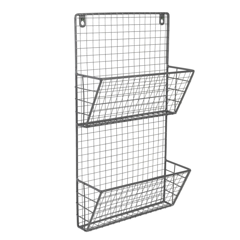 Metal Free Standing Magazine Rack