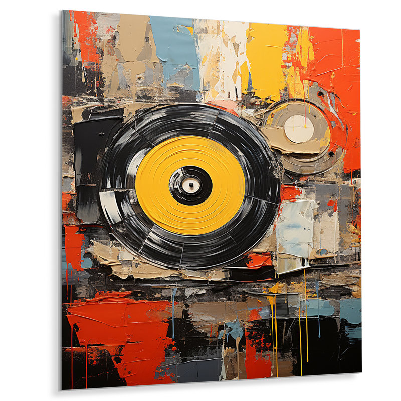 Vinyle disque vinyle Fusion I, H 20 po x l 12 po x P 1 po