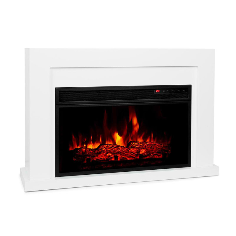 Bianca Klarstein 86cm W White Electric Fireplace