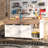 Expandable Garage Workbench With Locking Casters