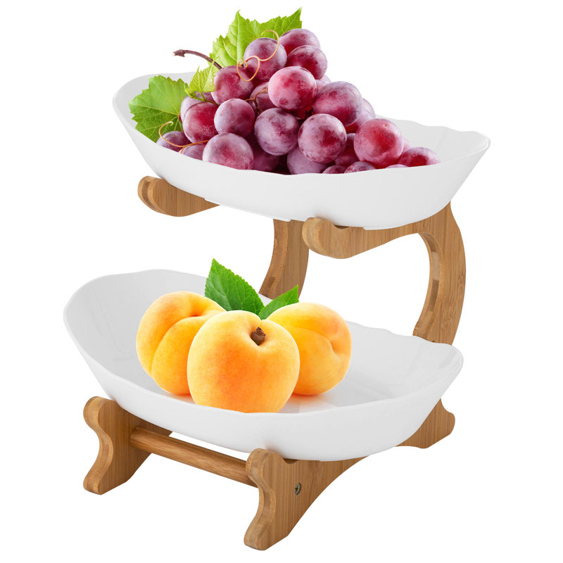 Plateau en plastique Natalene, Blanc