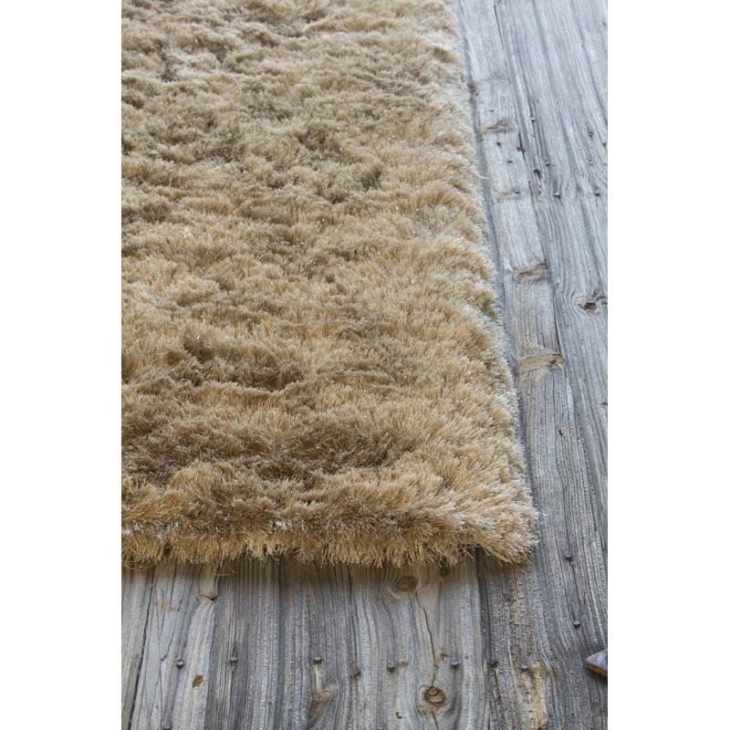 Tapis zone beige contemporaine texturée Shaylene, 5 pi x 7 pi 6 po