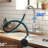 Brushed Nickel Kitchen Faucets With 4 Spray Functions, Pull Down , Locking Buckle, Scratch Rust-, For Rv Bar Sinks, 1.8Gpm Flow, 360 Rotatable Spout, Simple Setup Methodology Faucet Pull-Down ,