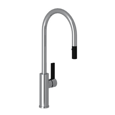 Tuario Pull-Down Kitchen Faucet With C-Spout