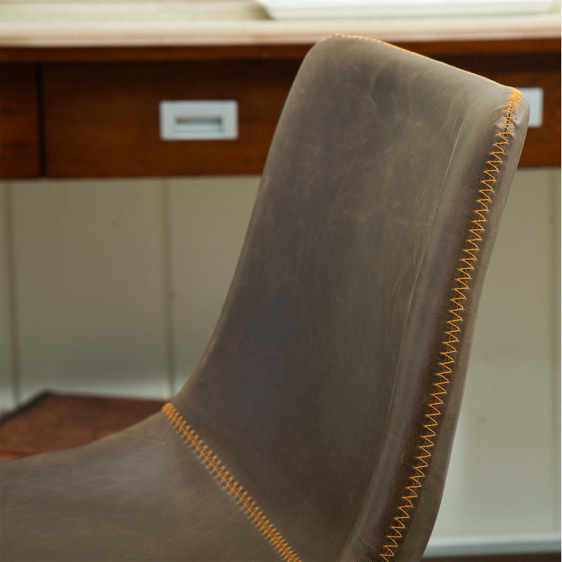 Tabourets de comptoir Lotusville, Brun