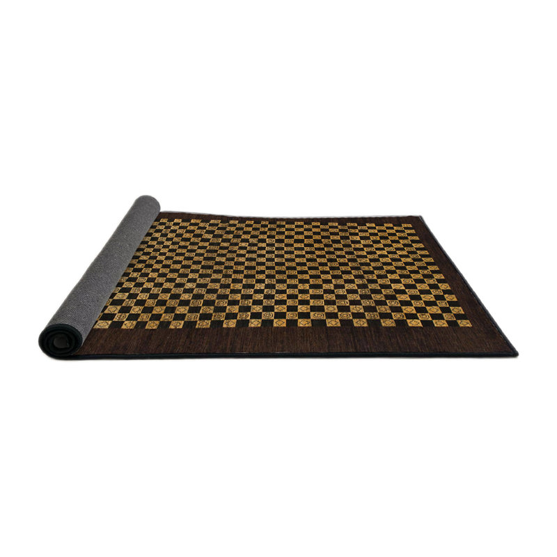 Tapis abstrait moderne 1436, Rond 5 pi