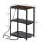 Ortha Side End Table With Charging Station, Set Of 2 With USB Ports And Outlets, Nightstand With 2-Layer Storage Shelves For Small Spaces-1318029055