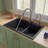 33'' L Drop-In Double Bowl Granite Kitchen Sink-20524729