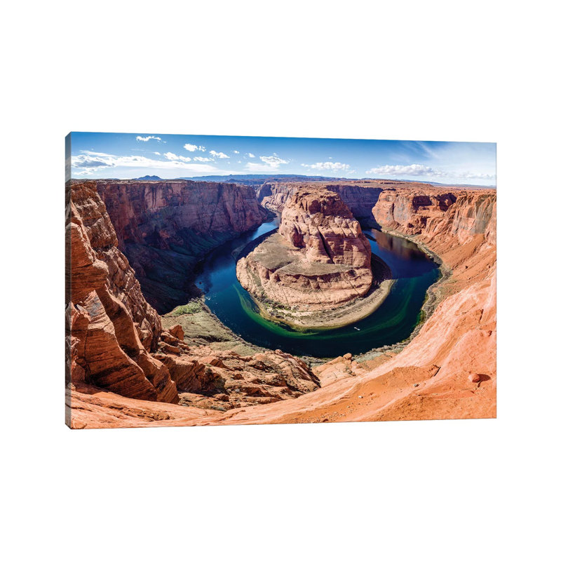 Horseshoe Bend And Colorado River by Susanne Kremer - Wrapped Canvas Print, 101.6 cm H x 66.04 cm W x 1.91 cm D