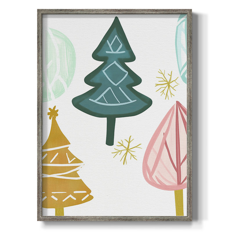 «Christmas Holiday Art CCLXV», reproduction d'art encadrée - bois massif, H 11 po x l 9 po